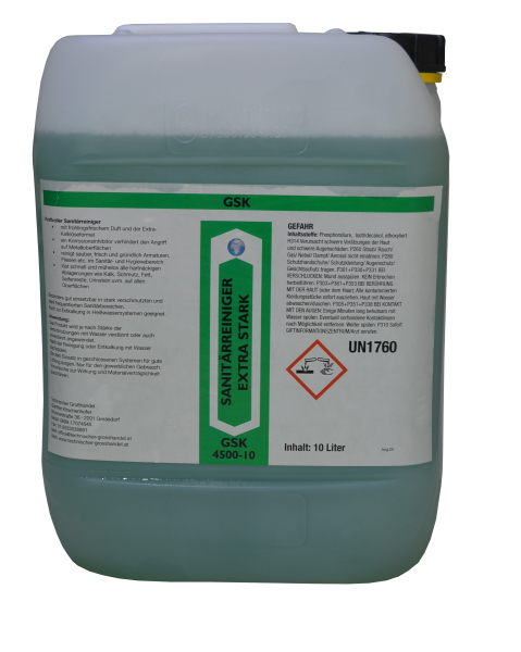 Sanitary cleaner extra strong 10 liters